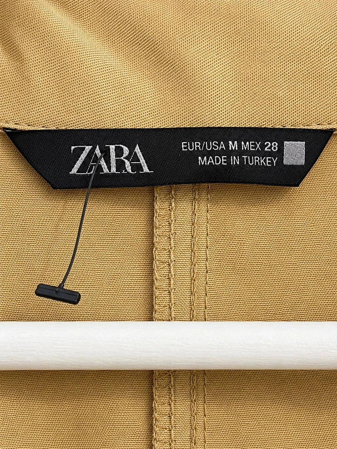 Robe Zara camel 100% coton taille M – photo 3